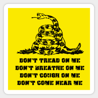 Don't Cough On Me (Vintage) Sticker